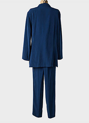 Ensemble pantalon col chemisier bleu CLAUDIA GIL femme