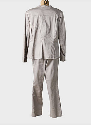 Ensemble pantalon manches longues gris CHRISTINE LAURE femme