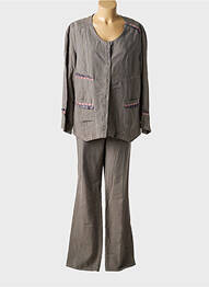 Ensemble pantalon manches longues gris QUATTRO femme