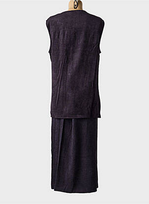Ensemble jupe fermeture boutonnée sur le devant violet LUISA VIOLA femme