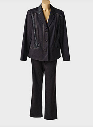 Ensemble pantalon coupe droite noir CHRISTINE LAURE femme