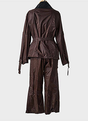 Ensemble pantalon manches longues marron UN POINT C EST TOUT femme