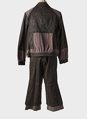 Ensemble pantalon manches longues marron PAUSE CAFE femme