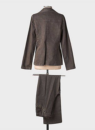 Ensemble pantalon poches marron LEWINGER femme