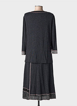 Ensemble jupe coupe cintrée noir CHRISTINE LAURE femme