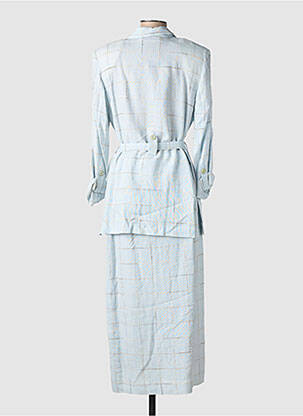 Ensemble jupe coupe cintrée bleu PIER BÉ femme