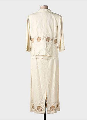 Ensemble jupe coupe cintrée beige LEWINGER femme