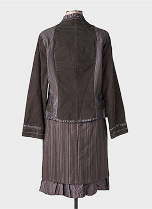 Ensemble jupe coupe cintrée gris PAUSE CAFE femme