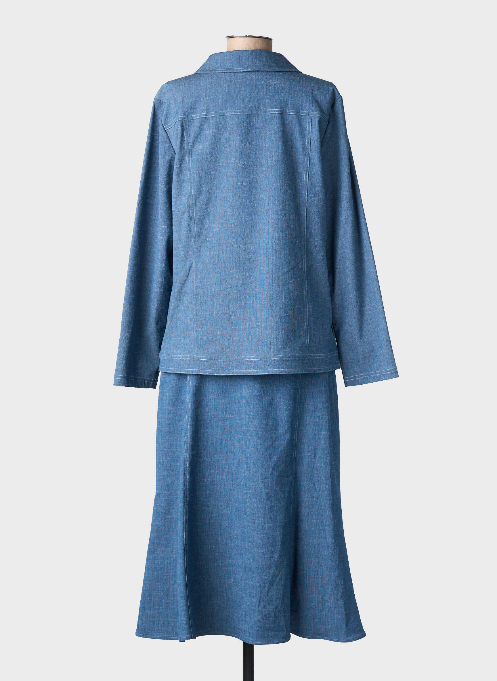 Ensemble jupe coupe cintrée bleu FINNKARELIA femme