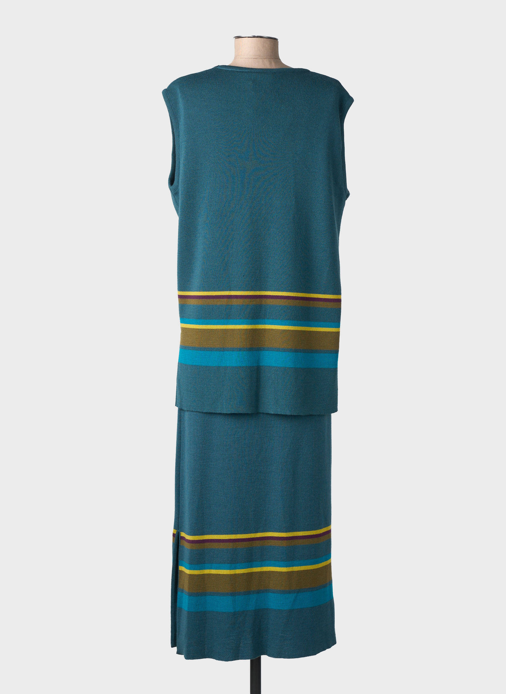 Ensemble jupe coupe cintrée vert LEWINGER femme