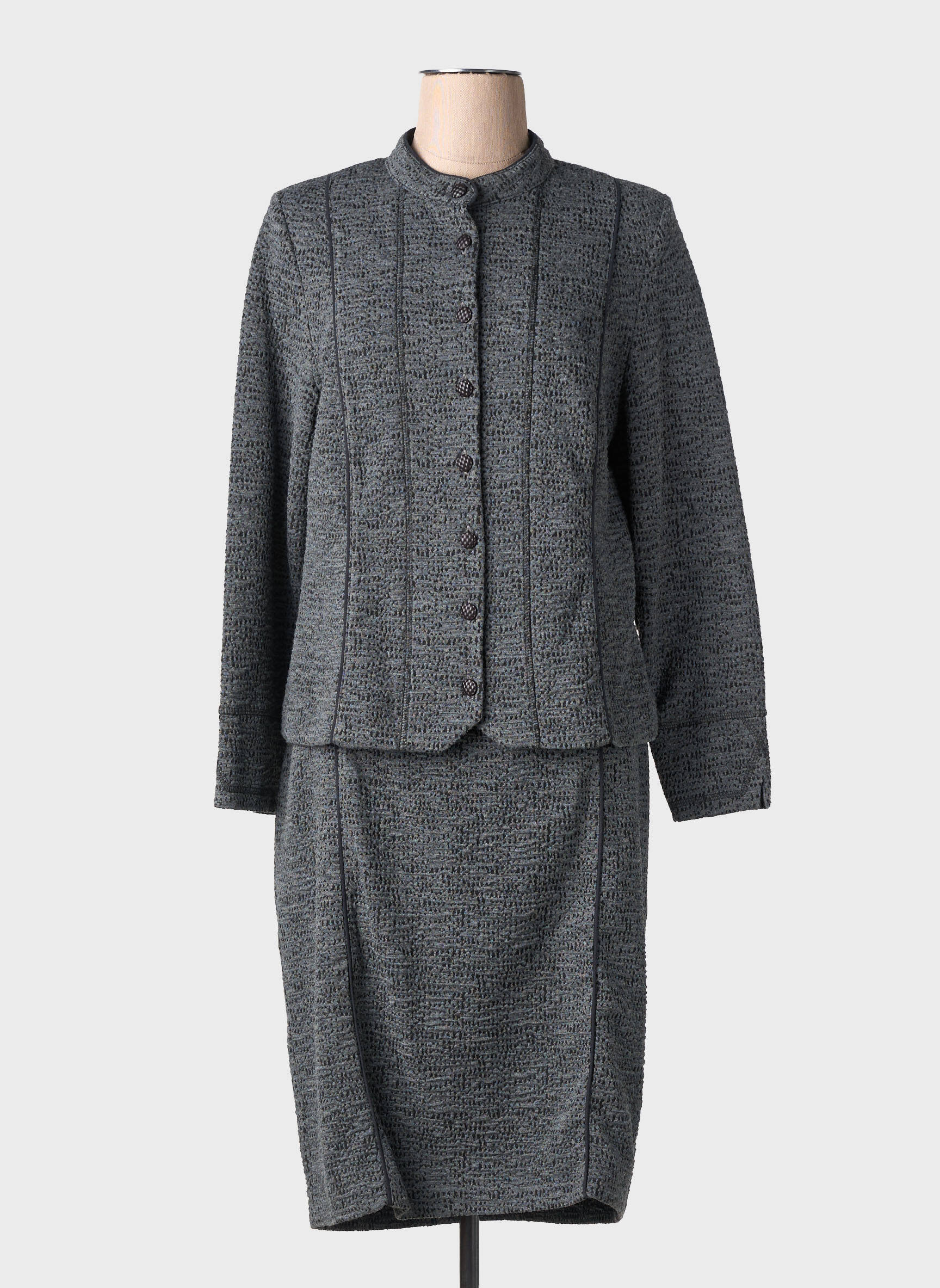 Ensemble jupe coupe cintrée gris PAUPORTÉ femme