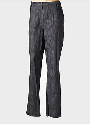 Pantalon droit stretch taille normale noir QUATTRO femme