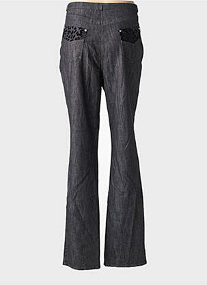 Pantalon droit stretch taille normale noir QUATTRO femme