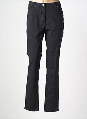 Jeans coupe droite stretch taille normale noir TONI femme