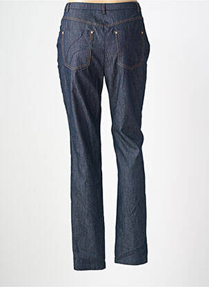 Pantalon droit stretch taille normale bleu PAUPORTÉ femme