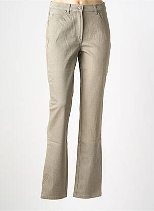 Jeans coupe droite taille normale taille normale gris K'TENDANCES femme