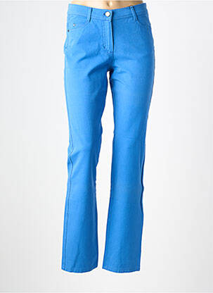 Pantalon droit stretch taille normale bleu clair OLSEN femme