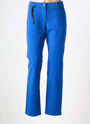 Pantalon droit stretch taille normale bleu OLSEN femme