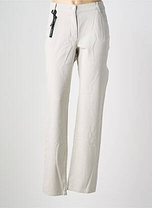 Pantalon droit stretch taille normale gris OLSEN femme