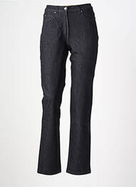 Jeans coupe droite taille normale taille normale noir K'TENDANCES femme