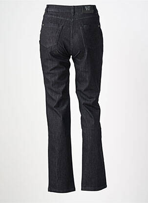 Jeans coupe droite taille normale taille normale noir K'TENDANCES femme