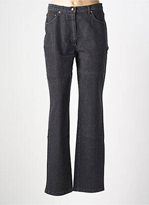Jeans coupe droite stretch taille normale gris PAUPORTÉ femme