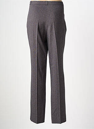 Pantalon droit taille à pinces taille normale gris QUATTRO femme