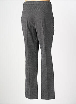 Pantalon droit fermeture zippée sous rabat boutonné taille normale noir QUATTRO femme