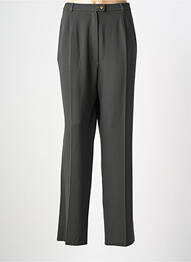 Pantalon droit taille à pinces taille normale vert QUATTRO femme