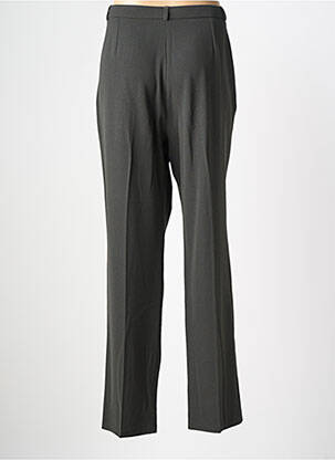 Pantalon droit taille à pinces taille normale vert QUATTRO femme