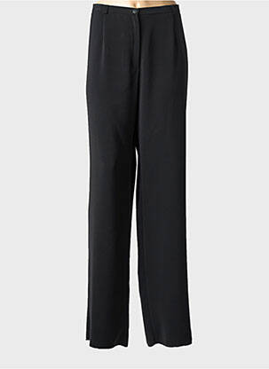 Pantalon droit tissage crêpe taille normale noir PAUPORTÉ femme