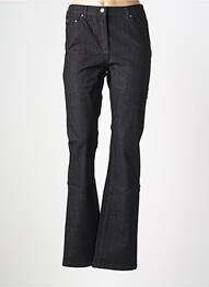 Jeans bootcut taille haute taille haute noir KARTING femme