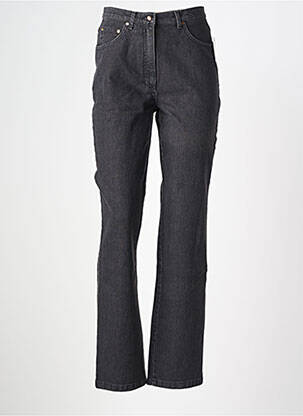 Jeans coupe slim stretch taille haute gris PAUPORTÉ femme