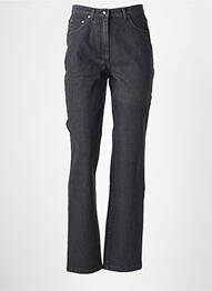 Jeans coupe slim taille haute taille haute gris PAUPORTÉ femme