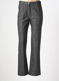 Pantalon slim taille haute taille haute gris KARTING femme