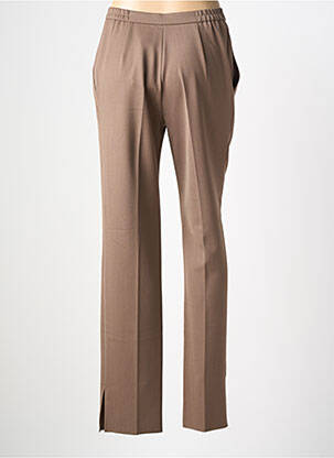 Pantalon slim taille basse taille basse marron ARMOR LUX femme