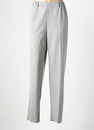 Pantalon droit taille à pinces taille normale gris KARTING femme