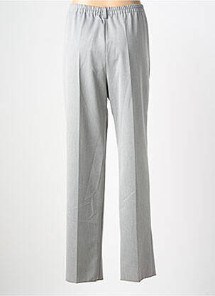 Pantalon droit taille à pinces taille normale gris KARTING femme