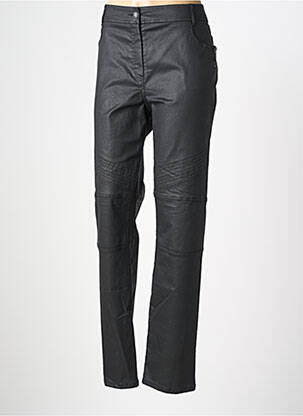 Pantalon slim tissage enduit taille normale noir PAUSE CAFE femme