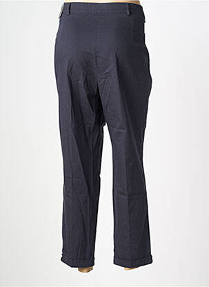 Pantalon 7/8 taille à pinces taille normale bleu TONI femme