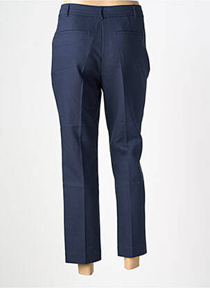 Pantalon 7/8 taille à pinces taille normale bleu OLSEN femme