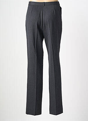 Pantalon droit taille à pinces taille haute gris QUATTRO femme