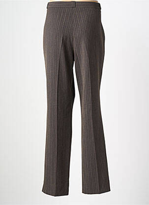 Pantalon droit taille à pinces taille normale gris QUATTRO femme