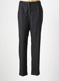 Pantalon droit tissage crêpe taille normale noir PAUPORTÉ femme