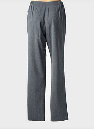 Pantalon droit taille à pinces taille normale gris GRIFFON femme