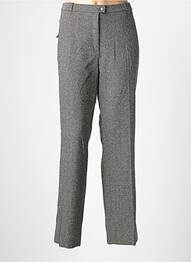 Pantalon droit taille à pinces gris QUATTRO femme