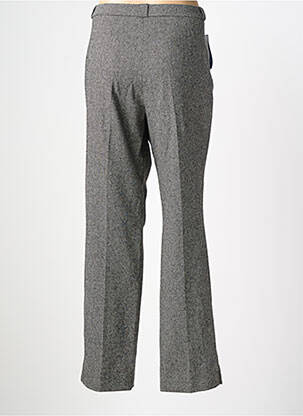 Pantalon droit taille à pinces gris QUATTRO femme