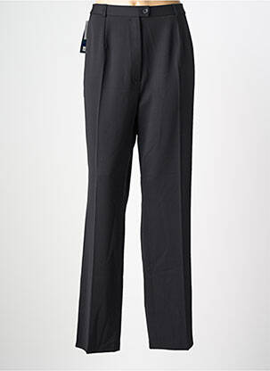 Pantalon droit taille à pinces taille normale noir QUATTRO femme