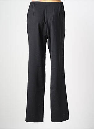 Pantalon droit taille à pinces taille normale noir GRIFFON femme
