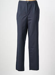 Pantalon droit taille à pinces taille normale bleu KARTING femme